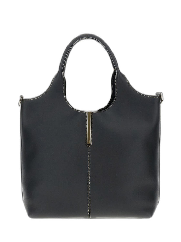 Tod's Black Calfskin Handbag