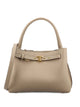 Tod's Mini Handbag In Beige Calfskin