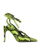 Off-White Python Sandal With Strap