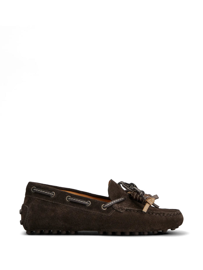 Tod's Brown Calfskin Loafers