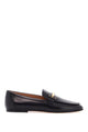 Tod's Branded Metal Bar Leather Loafers
