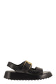Tod's Leather Strappy Sandals With Maxi Buckle