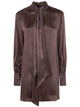 Semicouture Short Satin Dress