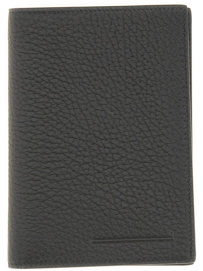 Tom Ford Leather T Card Holder