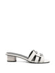 Furla Marshmallow Leather Cilindro Mule T50 Sandals
