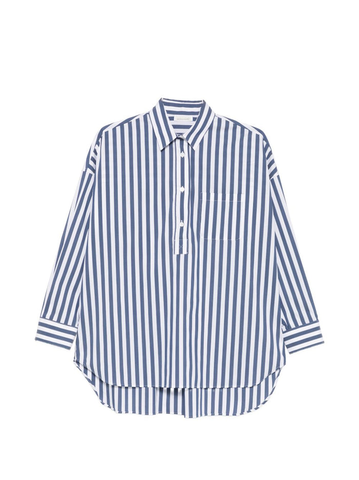 Archivio 67 Cotton Blend Striped Shirt