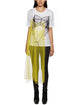Quetsche Dress T-Shirt In Cotone E Tulle