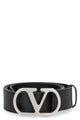 Valentino Garavani Vlogo Signature Leather Belt