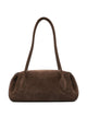 Yuzefi Oyster Shoulder Bag In Suede