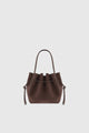 Yuzefi Mini Scallop Tote Brown