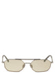 Brunello Cucinelli Titanium Sunglasses With Polyamide Lenses