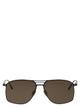 Brunello Cucinelli Titanium Sunglasses With Polyamide Lenses