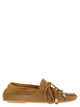 Anniel Suede Loafers With Fringes And Sequin Detail