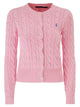 Polo Ralph Lauren Cable Knit Cotton Crew Neck Cardigan
