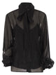 Maxmara Scafati - Striped Silk Chiffon Blouse
