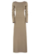 Maxmara Bracco - Viscose And Lurex Slim Dress