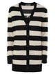 Maxmara Fiemme - Long Striped Wool Cardigan