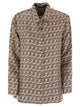S Maxmara Times - Reversible Printed Silk Shirt