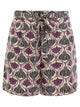 S Maxmara Metello - Printed Silk Fluid Short Trousers