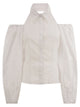Mvp Wardrobe Cotton Shirt With Balloon Sleeves