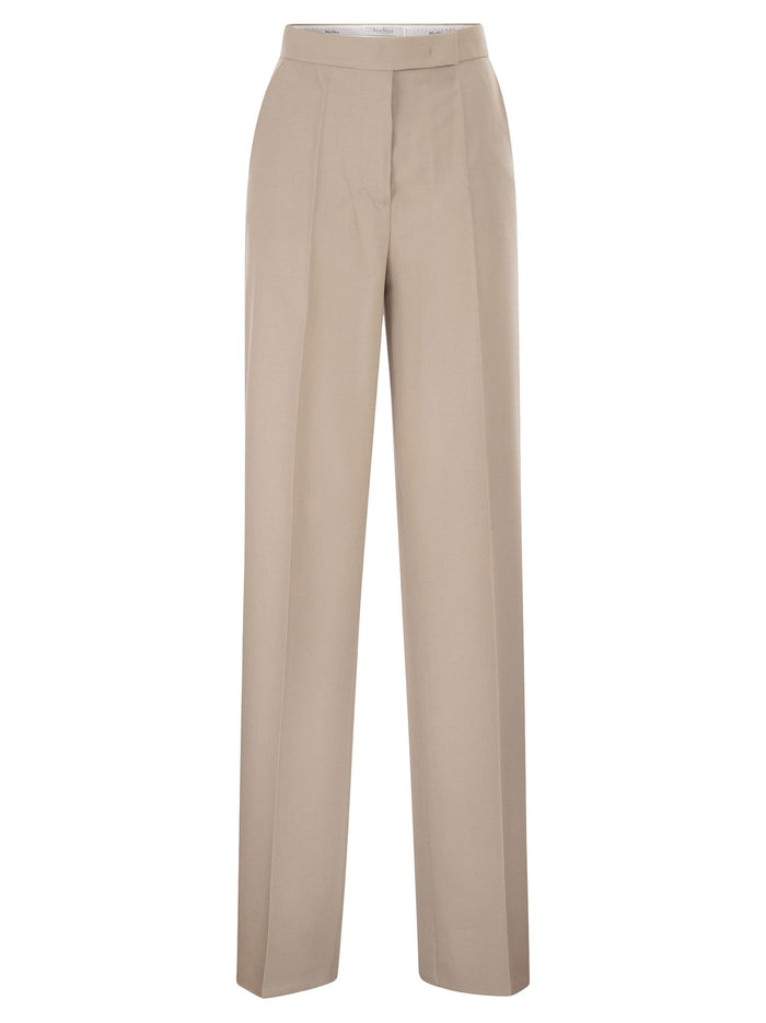 Maxmara Mxmgirone - Trousers In Wool, Mohair And Silk