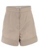 Maxmara Mxmcelebre - Shorts In Wool, Mohair And Silk Canvas