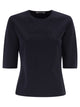 Maxmara Mxpaustero - Short-Sleeved Top With Embroidered Logo