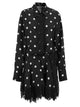 Sportmax Spxbosso - Silk Shirt Dress With Lace Inserts
