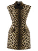 Sportmax Spxlonza – Cotton Mini Dress With Animal Print