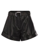 Sportmax Spxvasaio - Leather Bermuda Shorts
