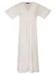 Weekend Maxmara Wkdtartufo - Long Cotton Dress With Broderie Anglaise Embroidery