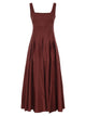 Maxmara Studio Mstfeltre - Cotton Midi Dress With Structured Bodice