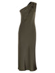 Maxmara Studio Mseentrata - One-Shoulder Dress In Shiny Satin