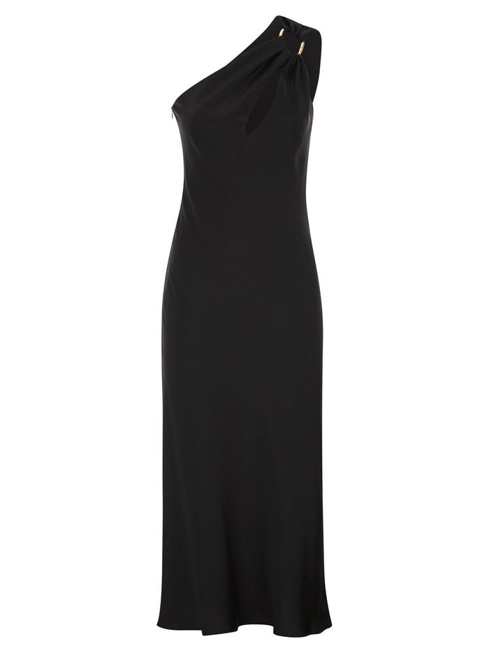 Maxmara Studio Mseentrata - One-Shoulder Dress In Shiny Satin