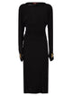 Maxmara Studio Mstsalvo - Draped Viscose Jersey Midi Dress