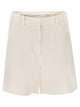 S Maxmara Smmparty - Linen Straw Shorts