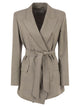 Maxmara Mxmnasello - Prince Of Wales Tailored Blazer With Belt