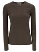 Maxmara Mxmsalmone - Ribbed Lyocell And Silk T-Shirt