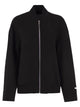 Sportmax Spxondata - Virgin Wool Bomber Jacket With Ribbed Knit Details