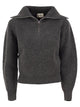 Weekend Maxmara Wkdlaser - Virgin Wool Half-Zip High-Neck Jumper
