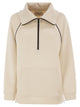 Weekend Maxmara Wkdballata - Technical Jersey Half-Zip Sweatshirt