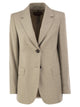 Maxmara Studio Mstedito - Single-Breasted Stretch Virgin Wool Blazer