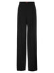 Maxmara Studio Msealpaca – Fluid Palazzo Trousers In Technical Crêpe