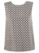 S Maxmara Stmtimetop - Reversible Printed Silk Top