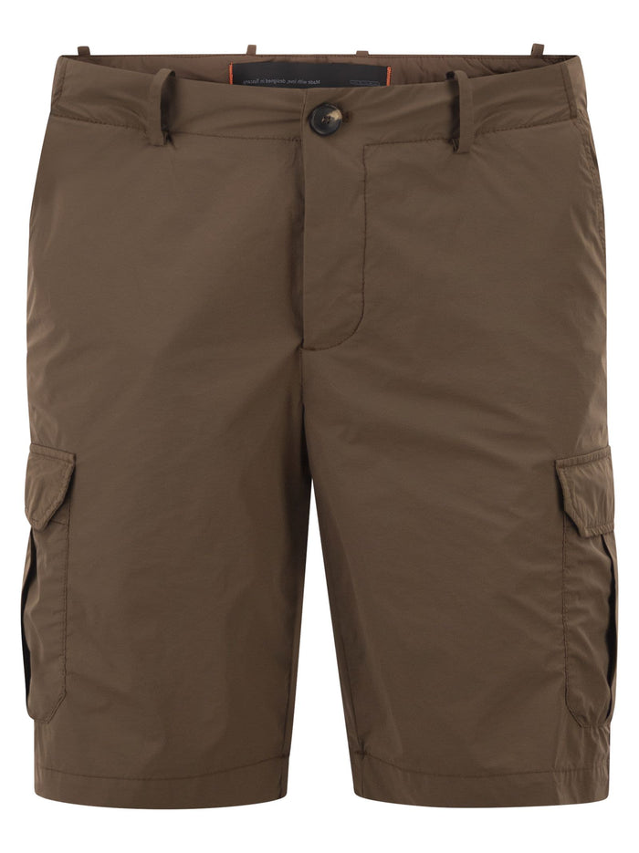 Rrd Roberto Ricci Designs Stretch Technical Cargo Bermuda Shorts