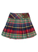 Polo Ralph Lauren Pleated Plaid Wrap Skirt