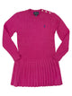 Polo Ralph Lauren Pleated Polo Dress In Stretch Piqué