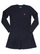 Polo Ralph Lauren Pleated Polo Dress In Stretch Piqué