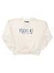 Polo Ralph Lauren Cotton Crew-Neck Sweatshirt With Floral Polo Logo