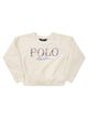Polo Ralph Lauren Cotton Crew-Neck Sweatshirt With Floral Polo Logo